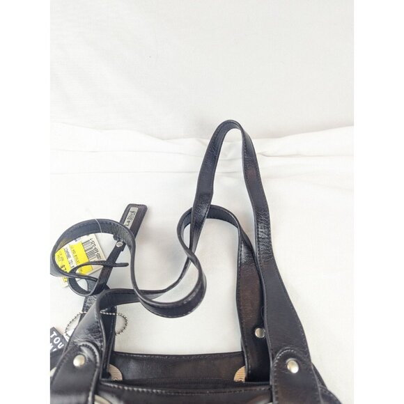 La‎ Diva Brown Leather Purse Handbag Medium Shoulder Bag NWT - Picture 13 of 16